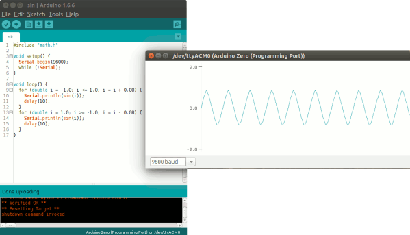 Arduino IDE serial plotter