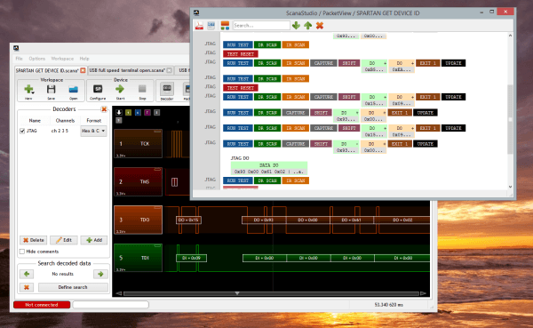 jtag decoder screenshot