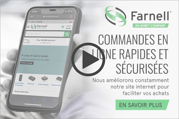 Farnell : commandes en ligne rapides et sécurisées