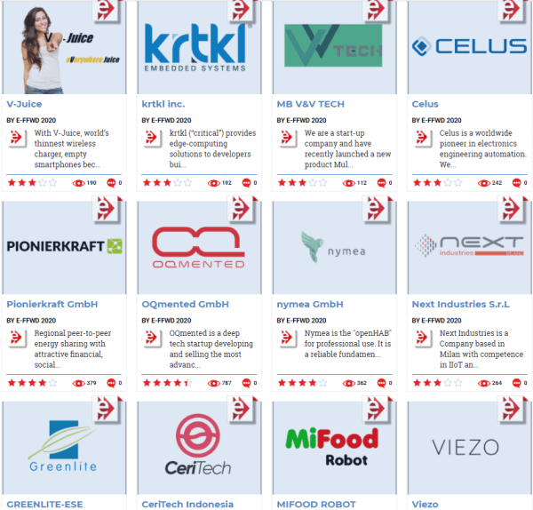 electronica Virtual 2020: Companies participating in e-ffwd 2020