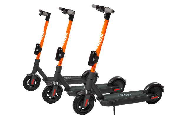 Spin scooters