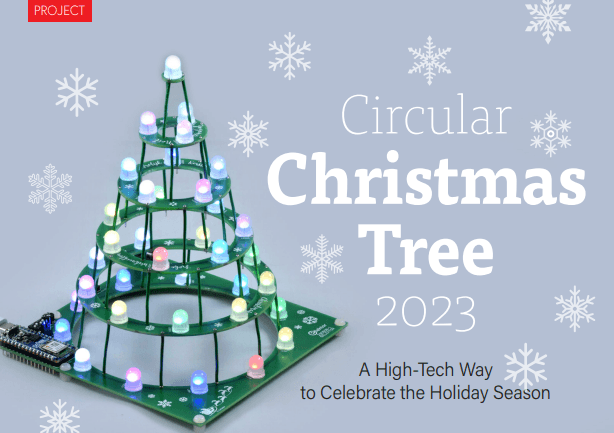 Circular christmas tree