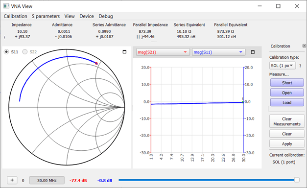 Fig19 air coil in VNA View