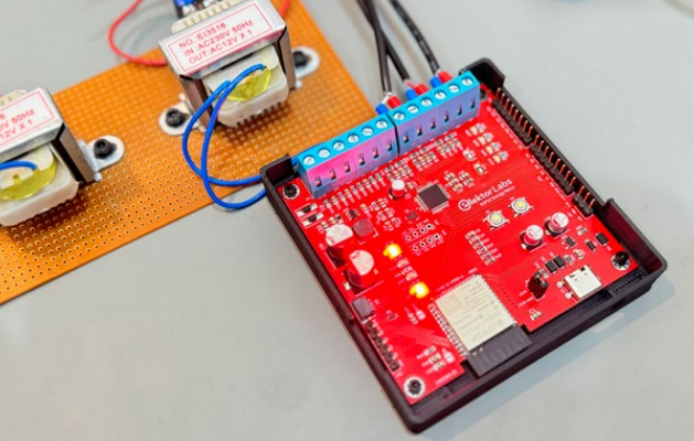 PCB of the fully assembled Meter