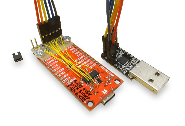 Modifying the wiring to support other USB to UART converters.