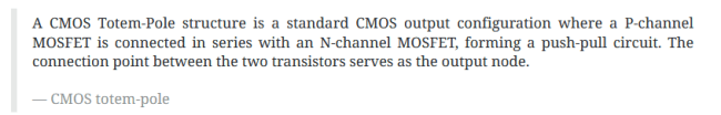 CMOS-Totem-Pole