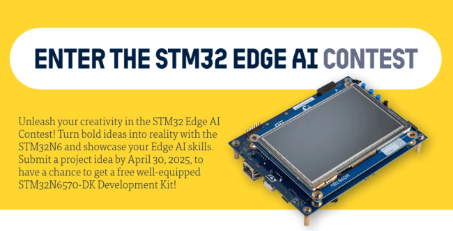 Enter STM32 edge ai contest 