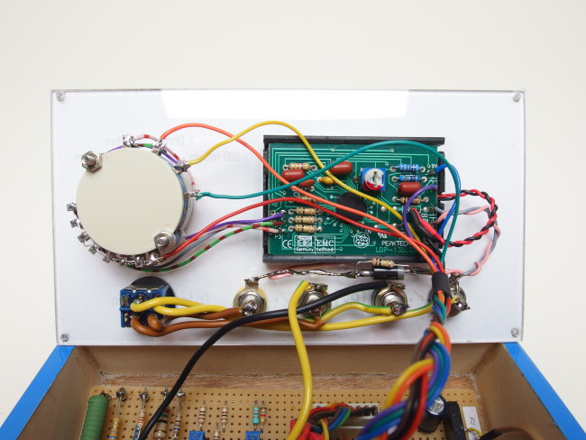 p8291912 milliohm meter - back of the front panel
