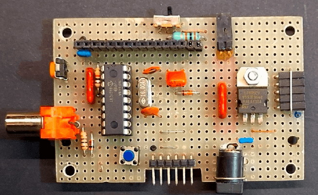 The finished prototype for the PWM project