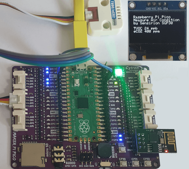 RP2040 air quality measurement