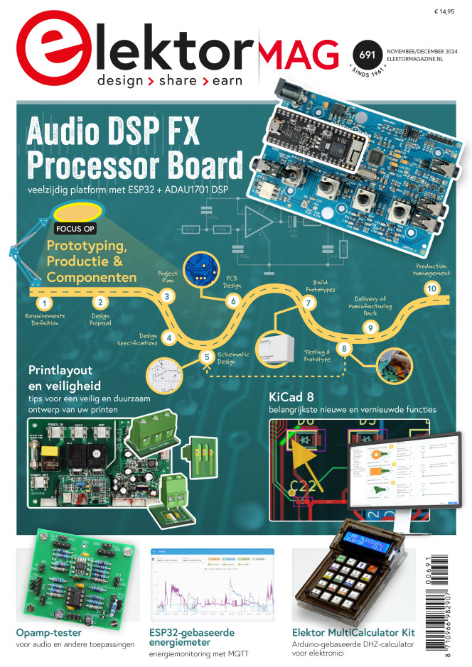 Elektor Nov/Dec 2024 cover - Prototyping & Production