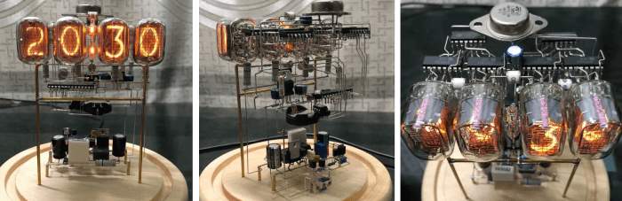 4 Digit IN-12 Nixie Clock Kit