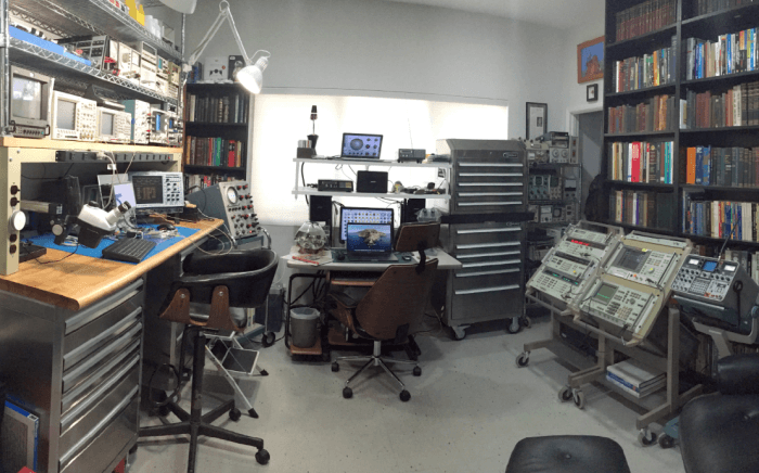 George Lydecker's dream workspace