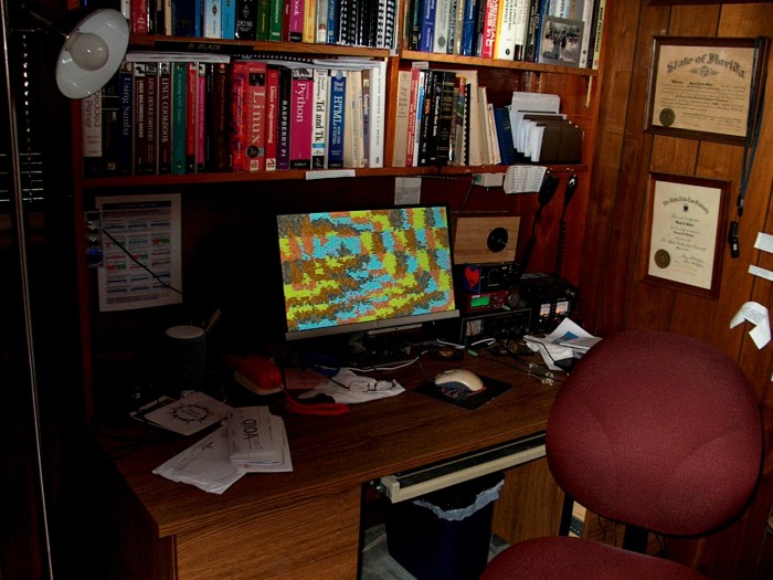 Bruce Black's desk