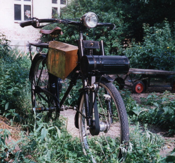 Le deuxième vélo à propulsion électrique de Lars Krüger en 1994.