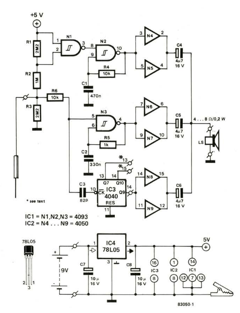 Multitester circuit diagram