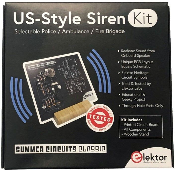us-style siren kit box