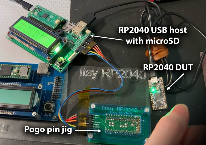 RP2040 programming jig