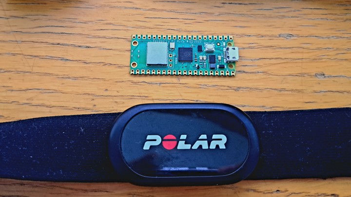 Raspberry Pi Pico and Polar H10 Heart Rate Monitor