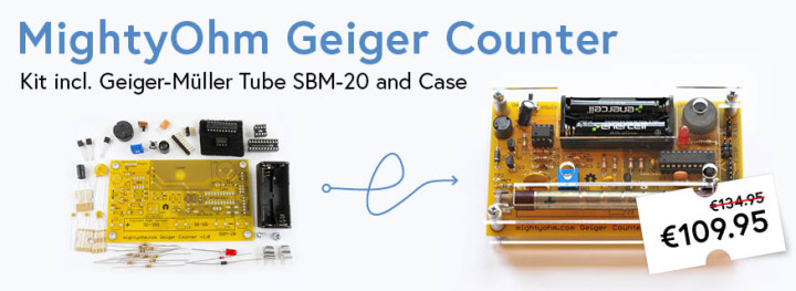 MightyOhm Geiger Counter Kit (incl. Case)