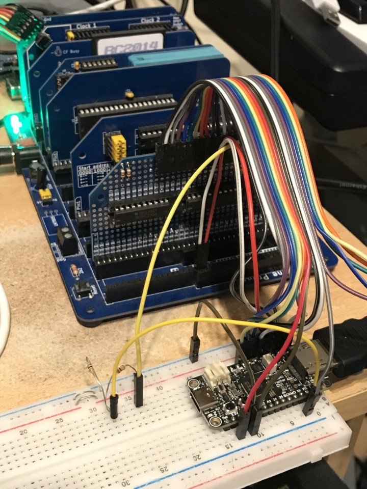 Raspberry Pi RP2040 acts as a TMS9918A in this prototype.