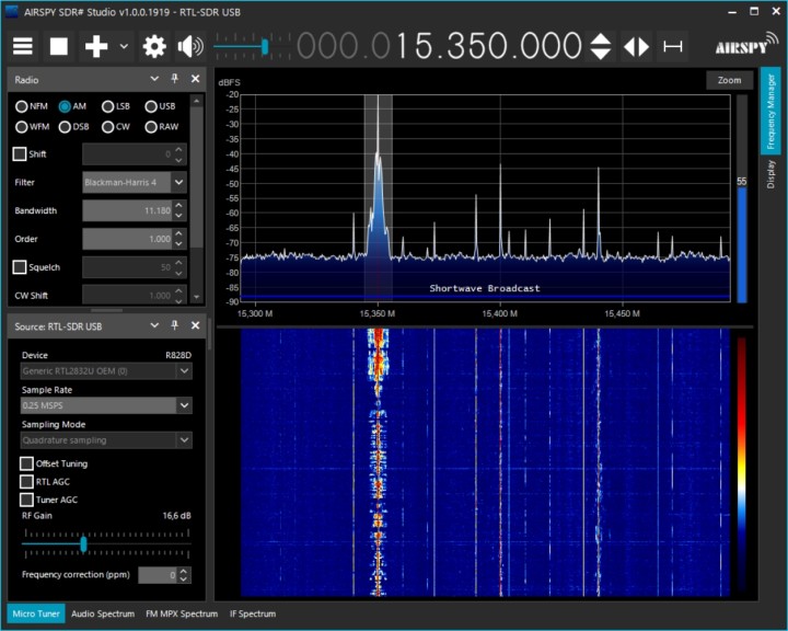 AM 19m band