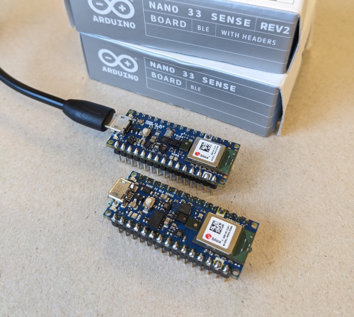 Figure 1: Arduino Nano 33 BLE Sense.