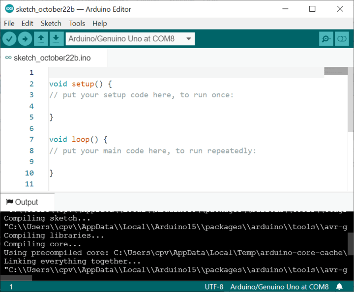 Arduino Pro IDE in classic mode