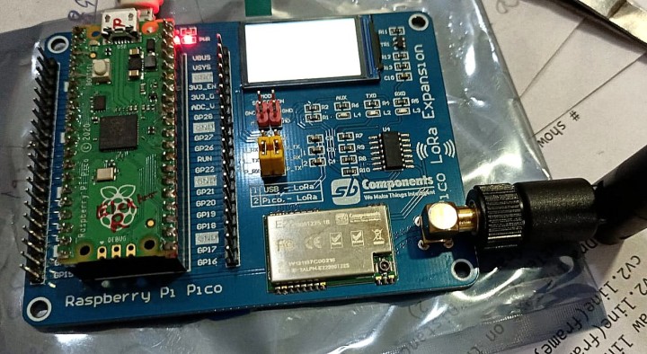 pico lora expansion board with antenna