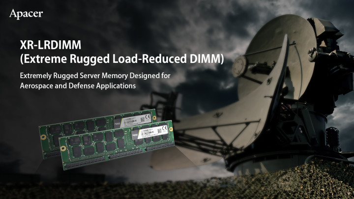 Apacer Developed the World's First XR-LRDIMM Anti-vibration Defense Server Memory Module