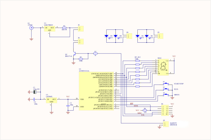 Proposed solution for the disinfection chamber controller