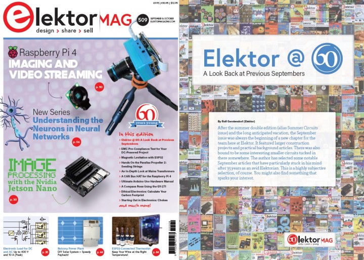 Elektor Sep/Oct 2021: DIY electronics and more