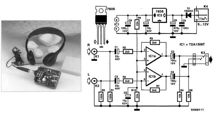 Engineering a headphone amplifier