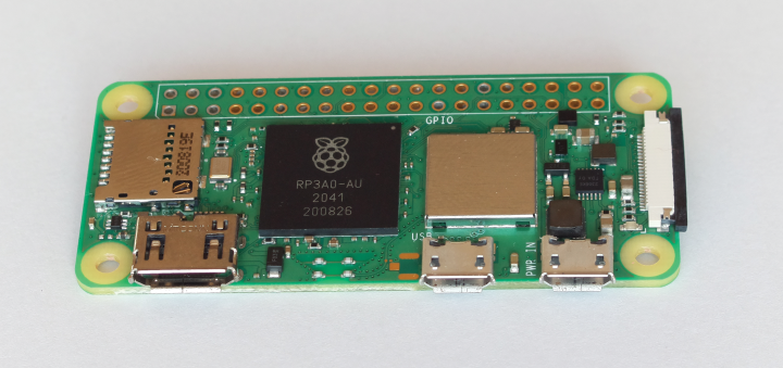 Raspberry Pi Zero 2 W components