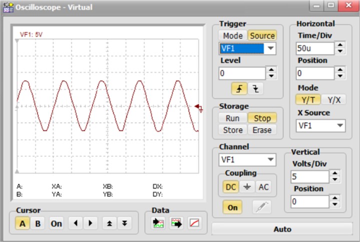 Output waveform