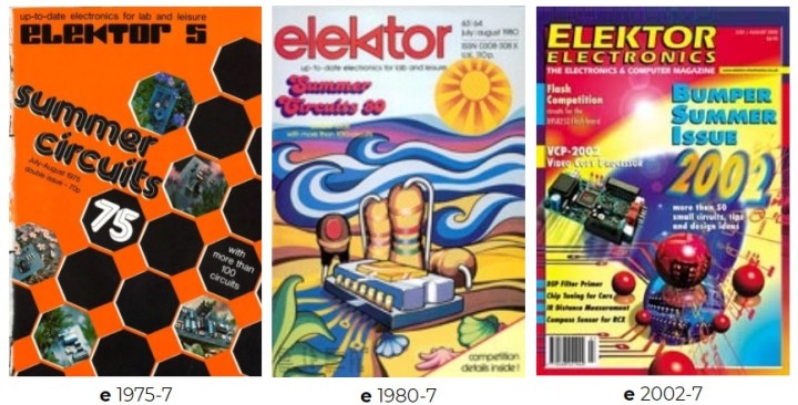 Elektor Summer Circuits Covers: Elektor Lab Notes Feb/March