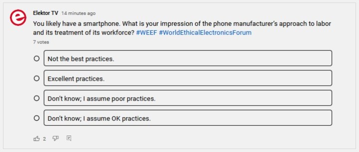 WEEF Poll August 2022 - smartphone