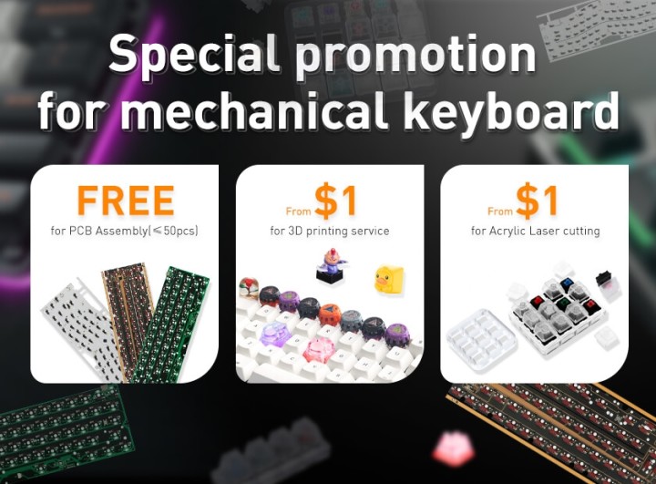 Elecrow Special promotion for mechanical keyboards