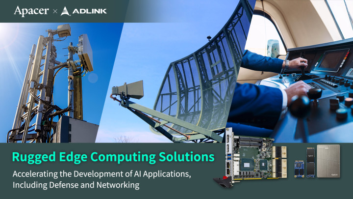 Apacer and ADLINK Jointly Launch Rugged Edge Computing Solutions