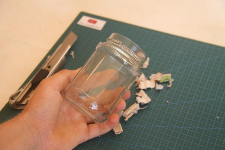 preparing the jar