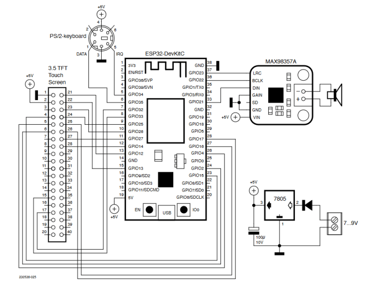 Schematic of the talking ChatGPT terminal.