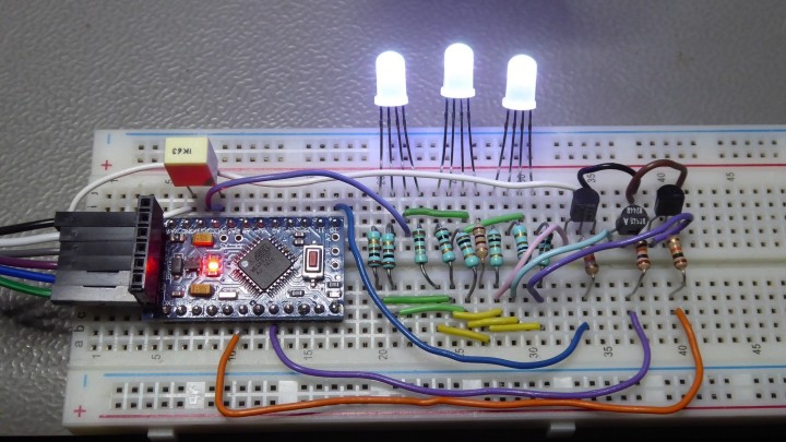 A breadboard is fine for initial experiments.