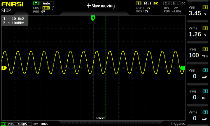 100MHz signal