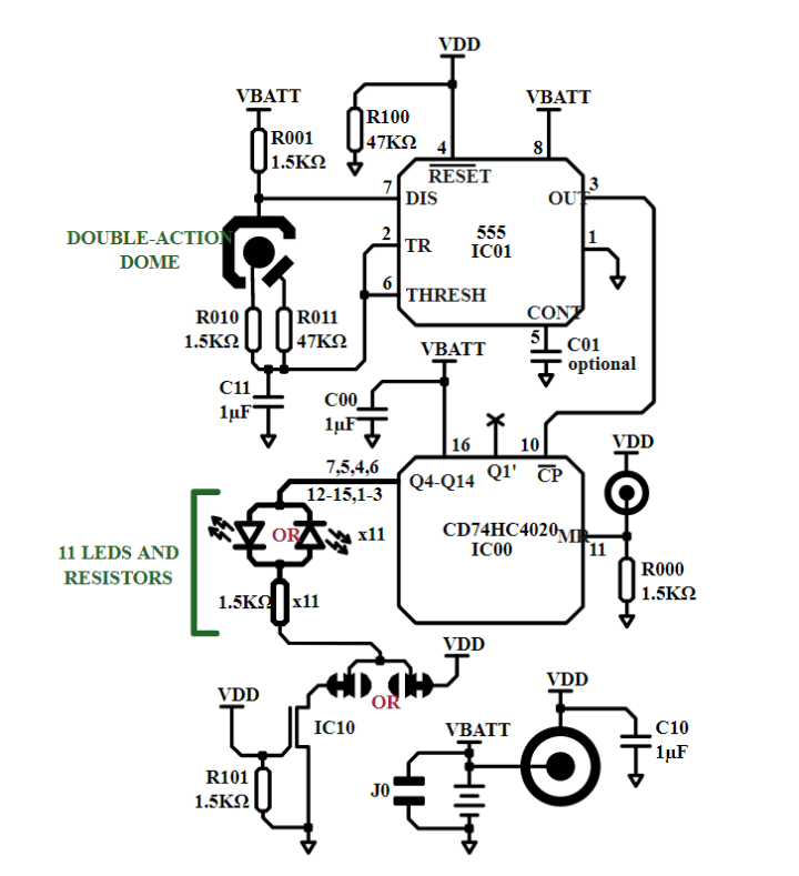 Binary counter circuit