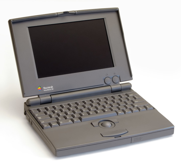 PowerBook 100 from 1991 with a 68K CPU