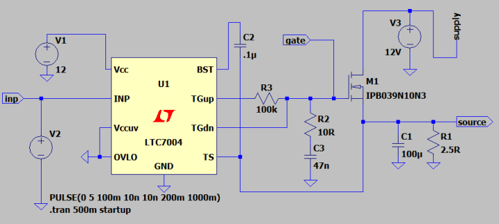 LTC7004 CCT - slow. Why do MOSFETs need drivers?