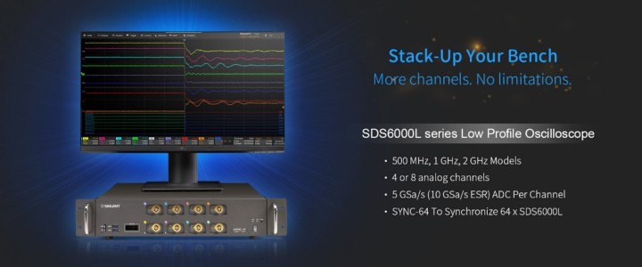 Siglent SDS6000L Low Profile Digital Storage Oscilloscope