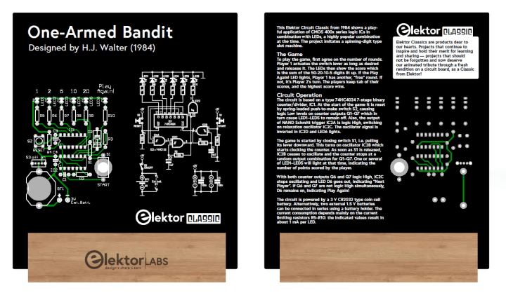 PCB design for the One-Armed Bandit