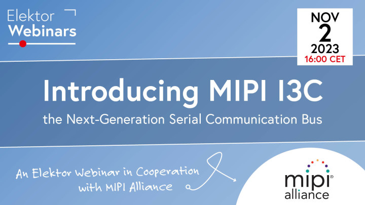 Webinar: Introducing MIPI I3C – the Next-Generation Serial Communication Bus