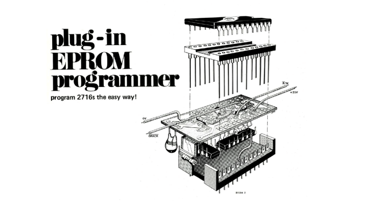 EPROM programmer - engineering in 1981